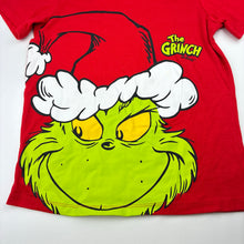 Load image into Gallery viewer, Unisex Dr Seuss, The Grinch Christmas pyjama tee / top, EUC, size 10,  