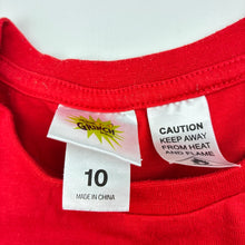 Load image into Gallery viewer, Unisex Dr Seuss, The Grinch Christmas pyjama tee / top, EUC, size 10,  