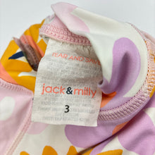 Load image into Gallery viewer, Girls Jack &amp; Milly, floral rashie suit, GUC, size 3,  