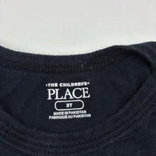 Load image into Gallery viewer, Boys The Children's Place, black cotton tee / top, Bro, GUC, size 3,  