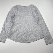 Load image into Gallery viewer, Girls H&amp;M, cotton long sleeve tee / top, flip sequin unicorn, GUC, size 5-6,  