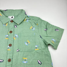Load image into Gallery viewer, Boys Cotton On, viscose / linen short sleeve shirt, EUC, size 6,  