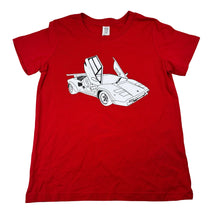 Load image into Gallery viewer, Boys red, cotton tee / top, car, EUC, size 6,  