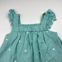 Load image into Gallery viewer, Girls Cotton On, cotton lined embroidered linen / viscose top, EUC, size 4,  