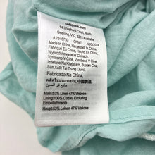 Load image into Gallery viewer, Girls Cotton On, cotton lined embroidered linen / viscose top, EUC, size 4,  