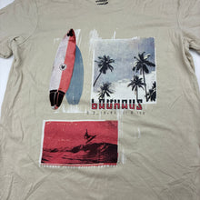 Load image into Gallery viewer, Boys Bauhaus, cotton tee / top, surf, EUC, size 8,  