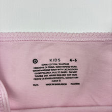 Load image into Gallery viewer, Girls Target, pink stretchy singlet top, FUC, size 4-6,  