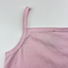 Load image into Gallery viewer, Girls Target, pink stretchy singlet top, FUC, size 4-6,  