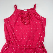 Load image into Gallery viewer, Girls Target, pink cotton summer playsuit, FUC, size 3,  