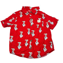 Load image into Gallery viewer, Boys Cotton On, viscose / linen short sleeve shirt, rabbits, GUC, size 5,  