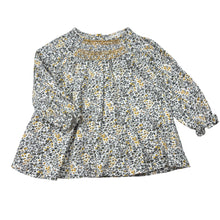 Load image into Gallery viewer, Girls Next, floral cotton long sleeve top, GUC, size 1,  