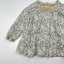 Load image into Gallery viewer, Girls Next, floral cotton long sleeve top, GUC, size 1,  