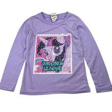 Load image into Gallery viewer, Girls My Little Pony, flip sequin long sleeve tee / top, FUC, size 5,  