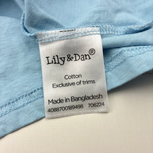 Load image into Gallery viewer, Unisex Lily &amp; Dan, cotton tee / top, surf, EUC, size 6,  