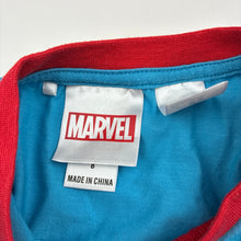 Load image into Gallery viewer, Boys Marvel, Superhero long sleeve pyjama top, GUC, size 8,  