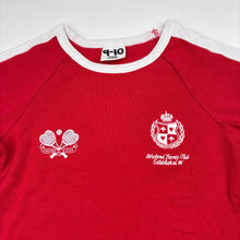 Load image into Gallery viewer, Girls Cotton On, red &amp; white stretchy ribbed tee / top, GUC, size 9-10,  