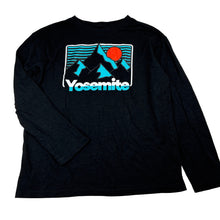 Load image into Gallery viewer, Boys Anko, black cotton long sleeve tee / top, EUC, size 12,  