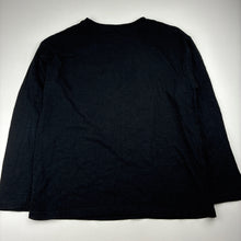 Load image into Gallery viewer, Boys Anko, black cotton long sleeve tee / top, EUC, size 12,  