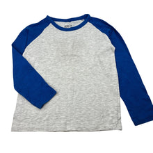 Load image into Gallery viewer, Boys Anko, grey &amp; blue long sleeve tee / top, FUC, size 5,  