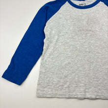 Load image into Gallery viewer, Boys Anko, grey &amp; blue long sleeve tee / top, FUC, size 5,  