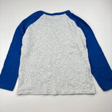 Load image into Gallery viewer, Boys Anko, grey &amp; blue long sleeve tee / top, FUC, size 5,  