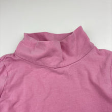 Load image into Gallery viewer, Girls Target, pink stretchy skivvy top, EUC, size 4,  