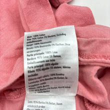 Load image into Gallery viewer, Girls Cotton On, embroidered pink cotton tee / top, FUC, size 5,  