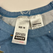 Load image into Gallery viewer, Unisex Bonds, stretchy pyjama tee / top, wash fade, FUC, size 10,  