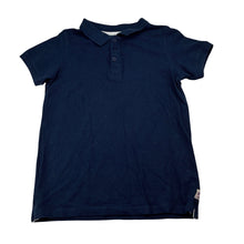 Load image into Gallery viewer, Boys Cotton On, navy cotton polo shirt top, EUC, size 7,  