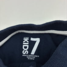 Load image into Gallery viewer, Boys Cotton On, navy cotton polo shirt top, EUC, size 7,  