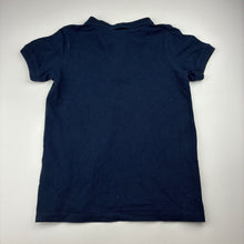 Load image into Gallery viewer, Boys Cotton On, navy cotton polo shirt top, EUC, size 7,  