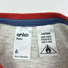 Load image into Gallery viewer, Boys Anko, pyjama tee / top, car, EUC, size 6,  