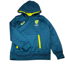 Load image into Gallery viewer, Unisex ASICS, Cricket Australia fleece lined hoodie sweater, GUC, size 8,  