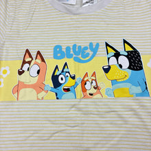 Load image into Gallery viewer, Girls BLUEY, cotton tee / top, light marks on back, FUC, size 6,  