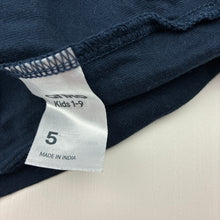 Load image into Gallery viewer, Girls Anko, navy cotton long sleeve top, butterfly, EUC, size 5,  