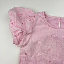 Load image into Gallery viewer, Girls Anko, lined broderie cotton top, GUC, size 6,  