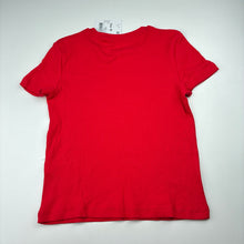 Load image into Gallery viewer, Girls Anko, red ribbed stretchy tee / top, NEW, size 10,  