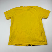 Load image into Gallery viewer, Unisex Funstuff, yellow cotton tee / top, giraffe, GUC, size 3,  