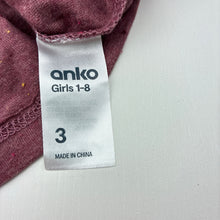 Load image into Gallery viewer, Girls Anko, long sleeve tee / top, NEW, size 3,  