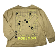 Load image into Gallery viewer, Boys Nintendo, Pokemon Pikachu cotton pyjama top, GUC, size 7,  