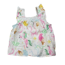 Load image into Gallery viewer, Girls Anko, crinkle cotton pyjama top, unicorns, EUC, size 2,  