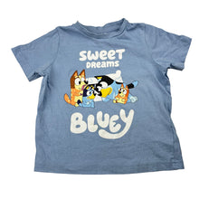 Load image into Gallery viewer, Unisex BLUEY, cotton tee / top, small marks lower front, FUC, size 2-3,  