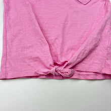 Load image into Gallery viewer, Girls Anko, pink cotton tie front top, GUC, size 4,  