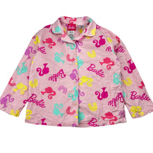 Load image into Gallery viewer, Girls Barbie, flannel cotton pyjama top, light marks, FUC, size 4,  
