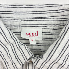 Load image into Gallery viewer, Boys Seed, linen / cotton long sleeve shirt, EUC, size 6,  