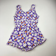 Load image into Gallery viewer, Girls Mango, floral cotton summer playsuit, EUC, size 3,  