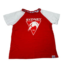 Load image into Gallery viewer, Unisex AFL, Sydney Swans cotton tee / top, GUC, size 7,  
