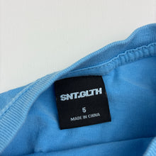 Load image into Gallery viewer, Boys St Goliath, blue cotton tee / top, FUC, size 5,  
