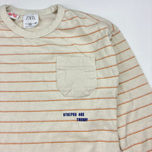 Load image into Gallery viewer, Unisex Zara, striped cotton long sleeve top, GUC, size 2-3,  