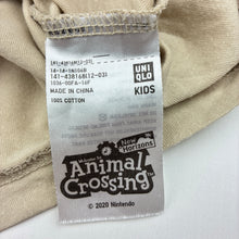 Load image into Gallery viewer, Girls Uniqlo, Animal Crossing, New Horizons cotton tee / top, FUC, size 7-8,  